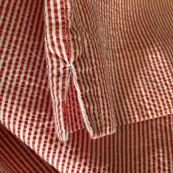 Talbots 10 crop pants red white - Picture 9 of 11
